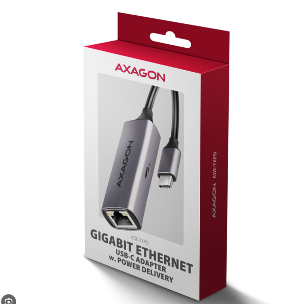 Adapter Axagon ADE-TXPD USB C 3.2 -> Gigabit Ethernet