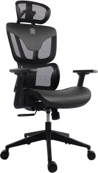 Bit Force COZY LM-2D uredska stolica, PU koža, 2D naslon za ruke, nosivost 140kg, crna