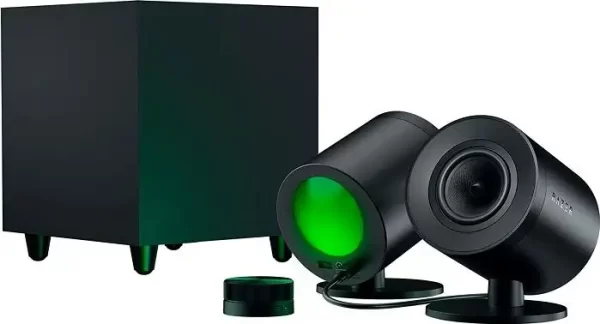 Razer Nommo V2 Pro - Full-Range 2.1 PC Gaming Speakers with Wireless Subwoofer -