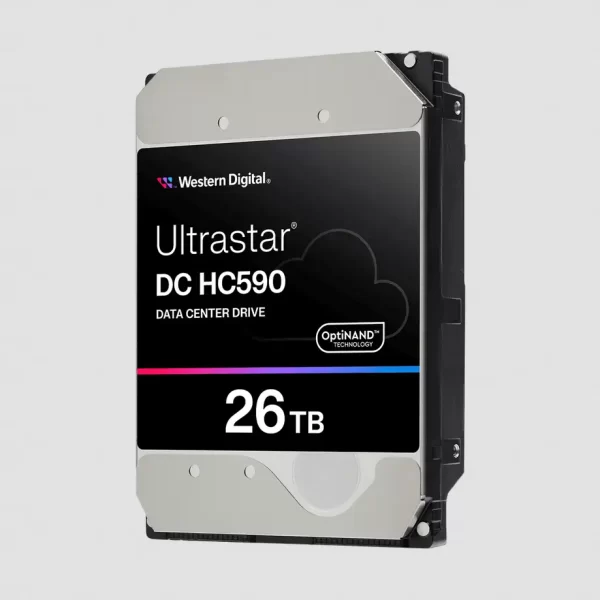 HDD Server WD ULTRASTAR DC HC590 (3.5’’, 26TB, 512MB, 7200RPM, SATA 6Gb/s, 512E SE NP3)