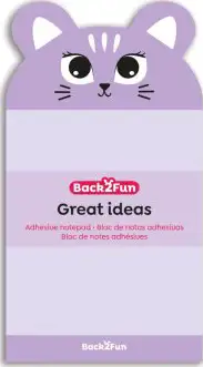 Blok Miquelrius za bilješke Back2Fun mačka MR28717+B70:B74