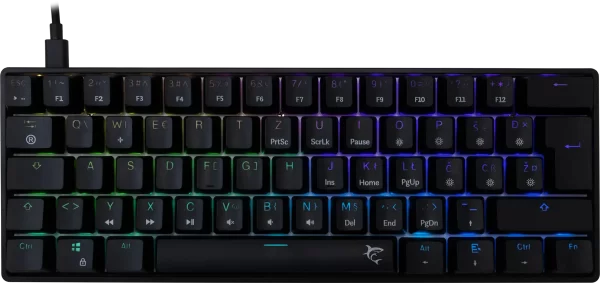 White Shark TIPKOVNICA GK-004112 SHINOBI-2 Crna - Mehanicka / HR - RED SW.