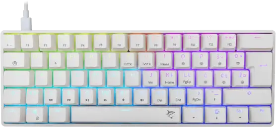 White Shark TIPKOVNICA GK-004232 SHINOBI-2 Bijela - Mehanicka / HR- BROWN SW.