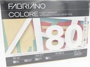 Papir Fabriano Colore A4/80g miješani tamni 250L 19100809