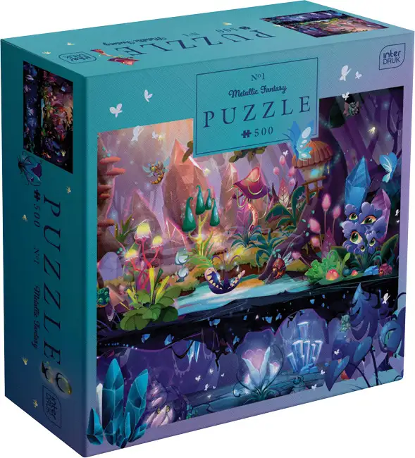 Puzzle 500 kom Metallic Fantasy "Magic forest" Interdruk