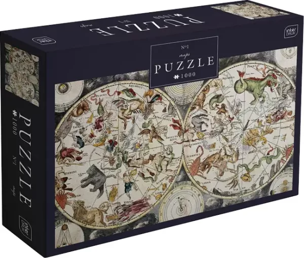 Puzzle 1000 kom Map 1 Interdruk