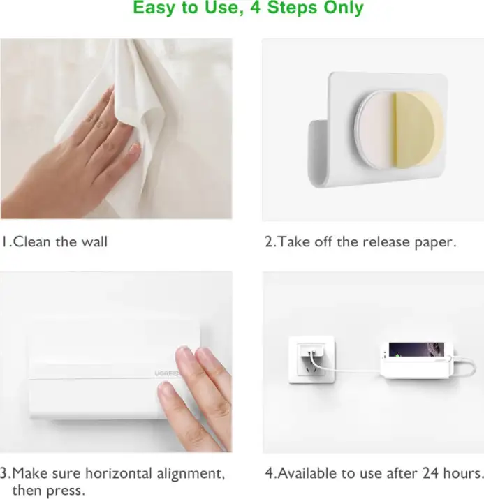 UGREEN držač za smartphone, za zid, bijeli - Slika 2