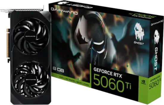 Gainward RTX 5060Ti Ghost 8GB GDDR7 NE7506T019P1-GB2062B