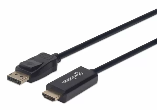 Manhattan kabel DisplayPort M to HDMI M, 1m, crni  152662