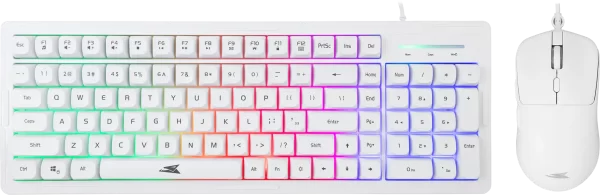 Baracuda TIPKOVNICA+MIŠ BGC-012 ORCA Bijela - Combo, US znakovi