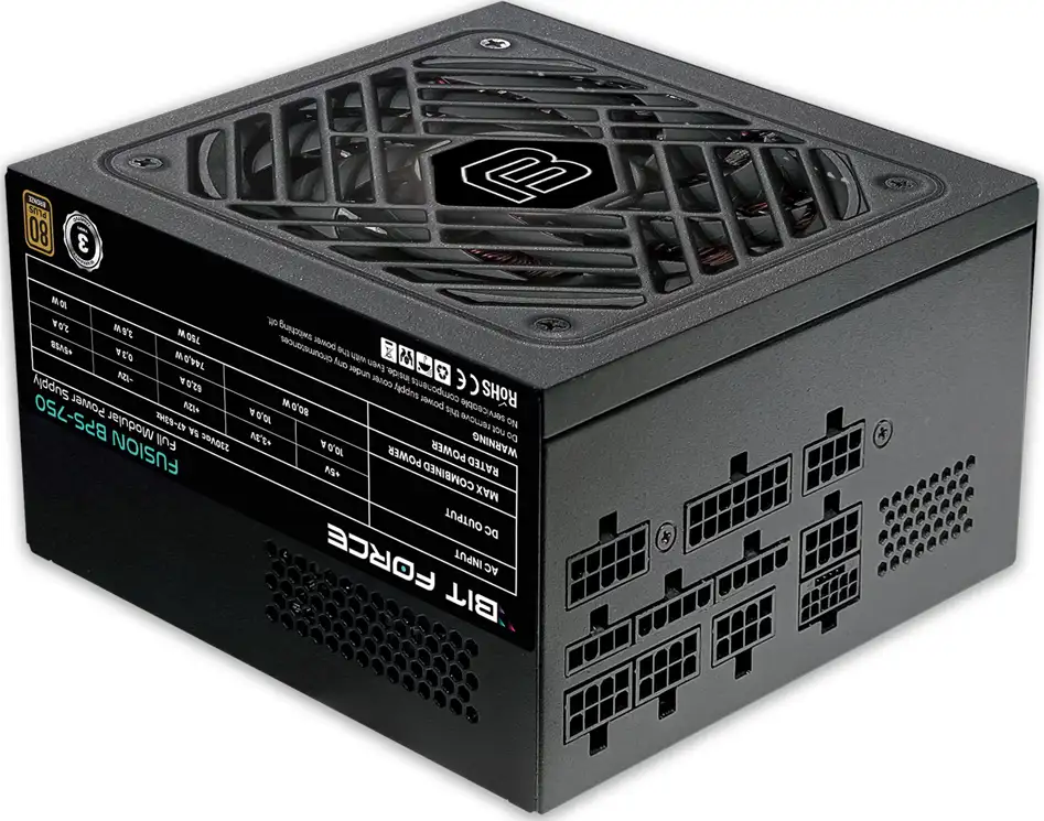BIT FORCE napajanje 750W 80+ BRONZE FUSION BPS-750 modularno, ATX 3.1, PCI-E 5.1