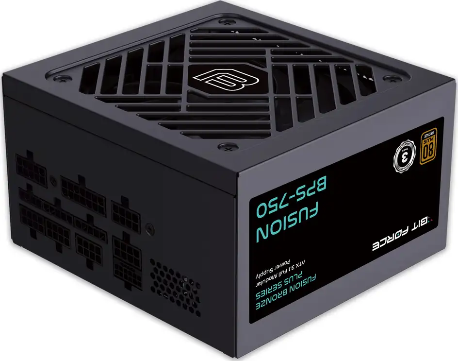BIT FORCE napajanje 750W 80+ BRONZE FUSION BPS-750 modularno, ATX 3.1, PCI-E 5.1 - Slika 3