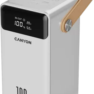 CANYON power bank OnPower 610 metal 60000 mAh PD100W White