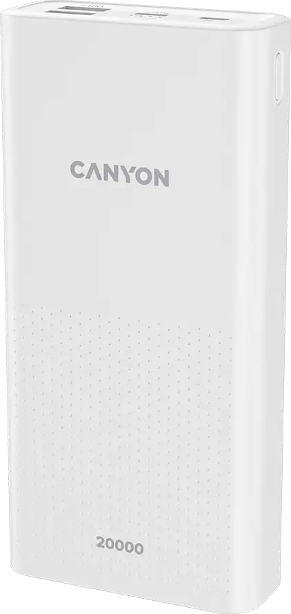 CANYON power bank PB-2001 20000 mAh White - Slika 3