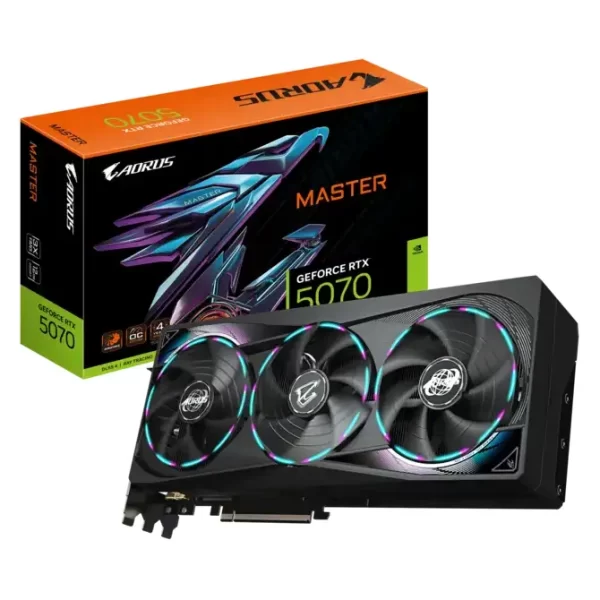GIGABYTE Video Card NVIDIA AORUS GeForce RTX 5070 MASTER 12G