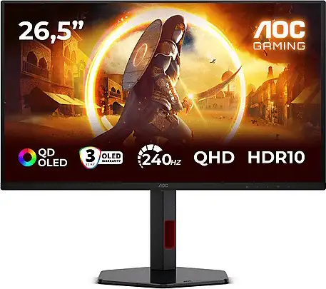 AOC LCD 27" QD-OLED, 240Hz, 16:9, DP, Q27G4ZDR