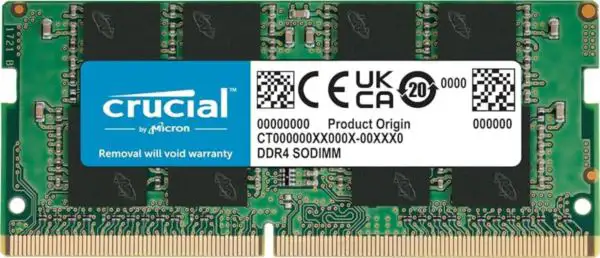 Crucial Basics 8 GB DDR4 3200 SODIMM, CB8GS3200