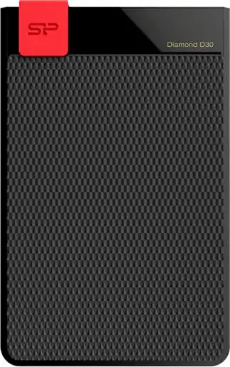SP HDD USB 3.2 Gen1 DIAMOND D30 2.5" 1TB CRNI AKCIJA