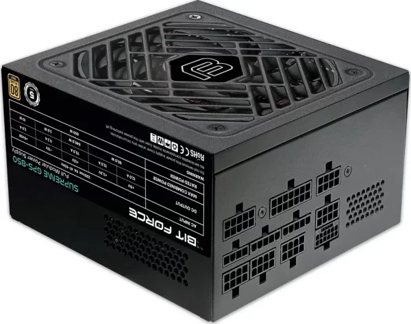 BIT FORCE napajanje 850W 80+ GOLD SUPREME GPS-850, modularno, ATX 3.1, PCI-E 5.1, FDB