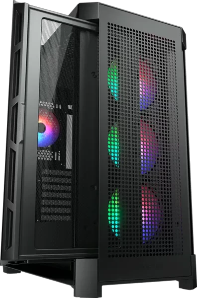 COUGAR AIRFACE PRO RGB PC Case, Mid Tower, Black