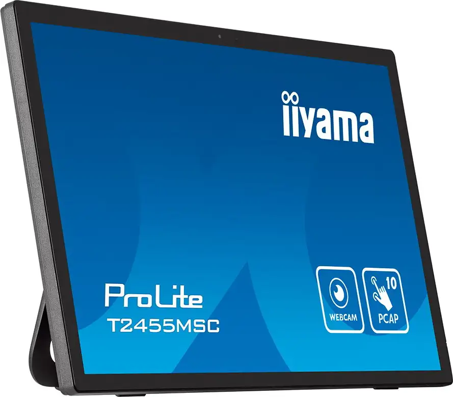 IIYAMA Monitor LED T2455MSC-B1 24” multi-touch IPS 1920x1080 16:9 400cd 1000:1 5ms projective capacitive touch HDMI DP USB