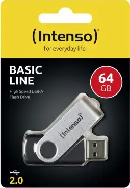 USB stick Intenso 2.0 Flash Drive #3503490 64GB, Basic Line