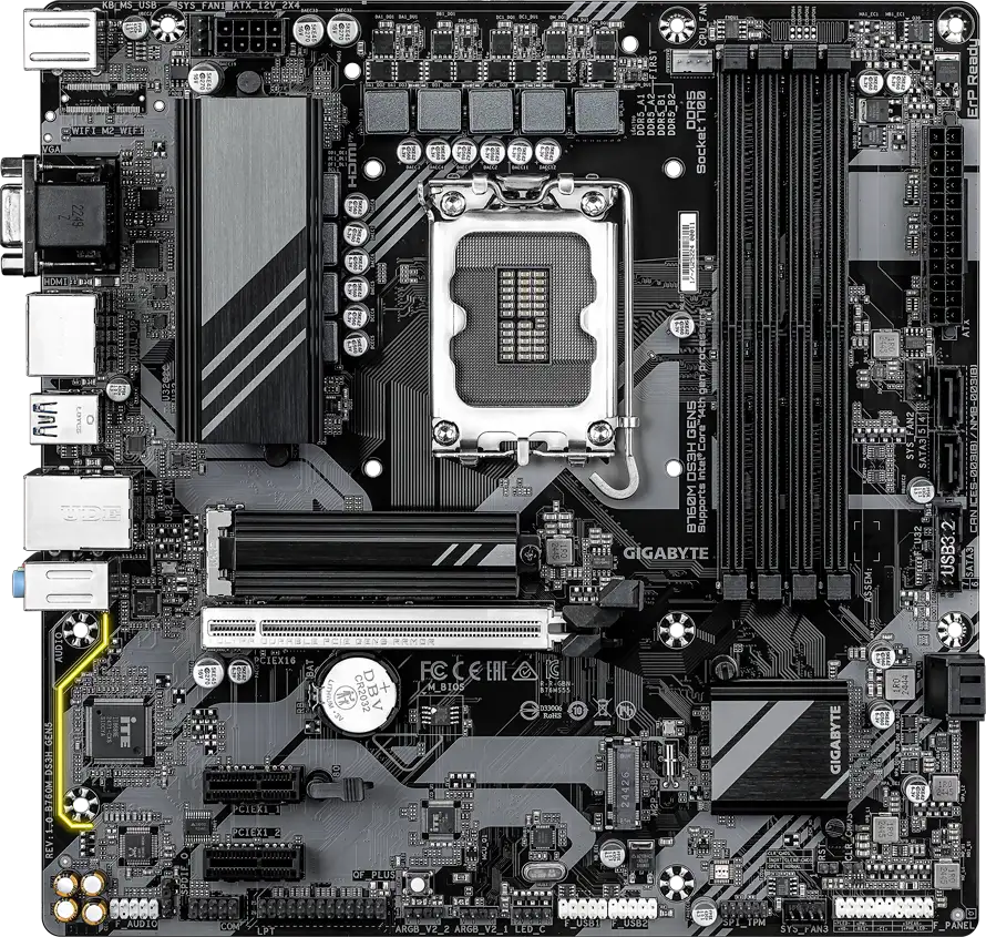 GIGABYTE B760M DS3H GEN5 LGA1700 - Slika 3