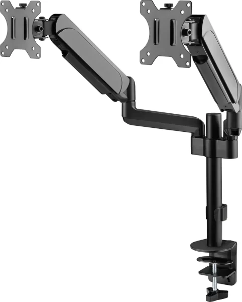 BIT FORCE stolna ručka za 2 monitora s plinskom oprugom BRACKET DMG-32-2M