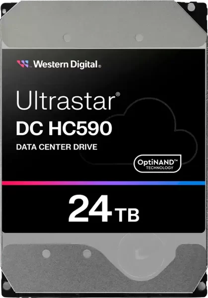 HDD Server WD/HGST ULTRASTAR DC HC590 3.5’’, 24TB, 512MB, 7200RPM, SATA 6Gb/s, 512E SE NP3 SKU: 0F65684