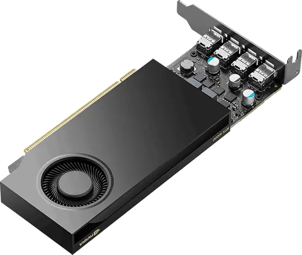 PNY NVIDIA A1000 8GB LowProfile OEM Version, PCI-Express 4.0 x16, LP, 8 GB GDDR6 128-bit, 4x Mini DP 1.4, 1x LP bracket - Slika 2