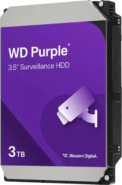 HDD AV WD Purple (3.5'', 3TB, 128MB, 5400 RPM, SATA 6 Gb/s)