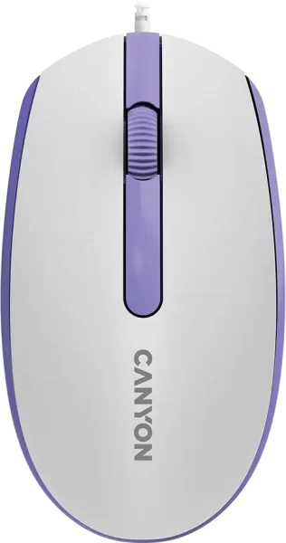 CANYON mouse M-10 Wired White Lavender