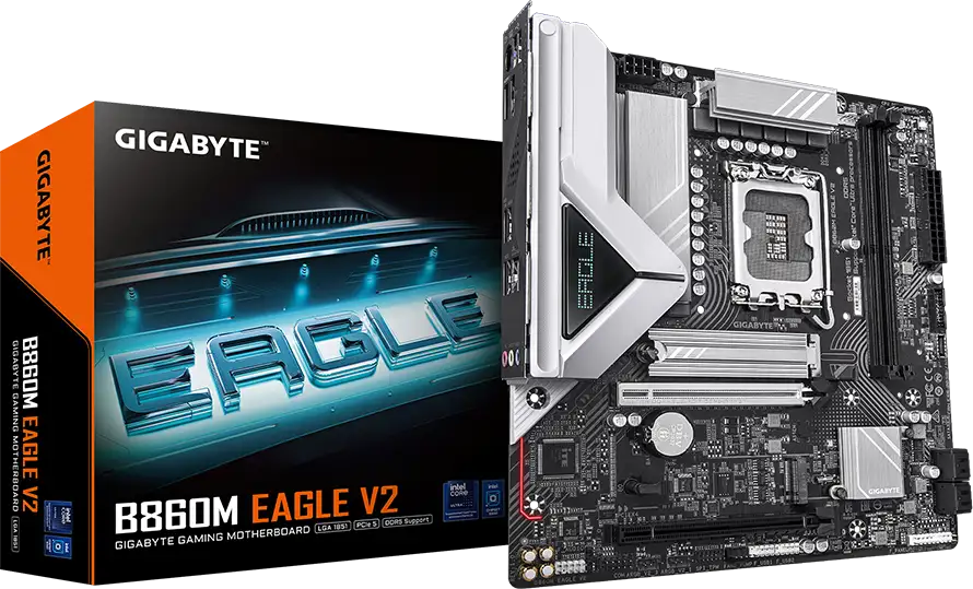 GIGABYTE B860M EAGLE V2, LGA1851, 2x DDR5, mATX