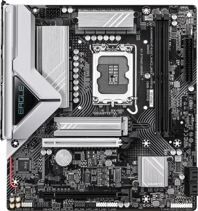 GIGABYTE B860M EAGLE V2, LGA1851, 2x DDR5, mATX - Slika 2