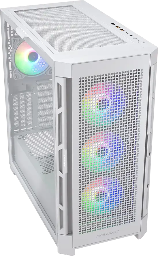 COUGAR AIRFACE PRO RGB PC Case, Mid Tower, White - Slika 4