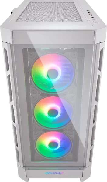 COUGAR DUOFACE PRO RGB PC Case, Mid Tower, White