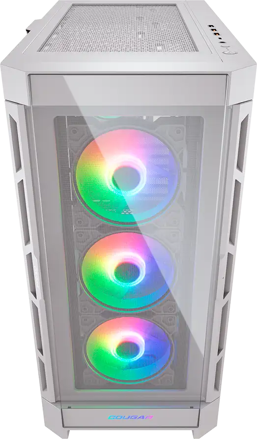 COUGAR DUOFACE PRO RGB PC Case, Mid Tower, White