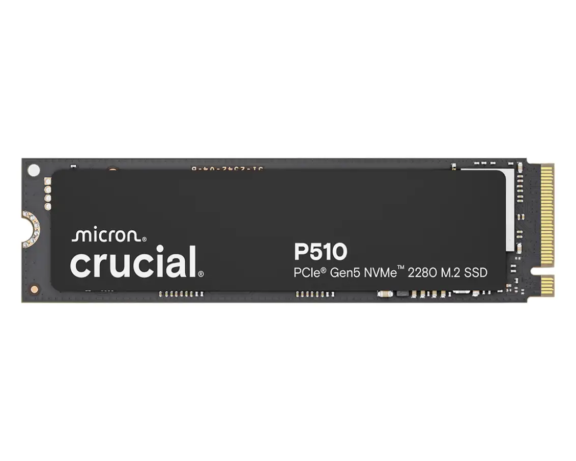 Crucial P510 1TB PCIe Gen5 NVMe 2280 M.2 SSD