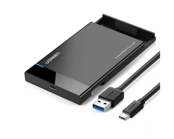UGREEN vanjsko kućište 2.5" SATA HDD/SSD, do 9.5mm, tool free, Micro USB 3.0