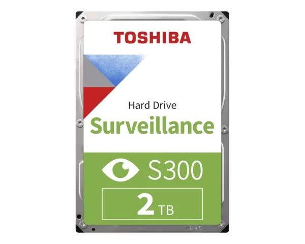 HDD Video Surveillance TOSHIBA S300 2TB SMR, 3.5'', 128MB, 5400RPM, SATA, TBW: 180