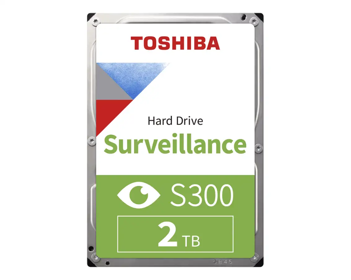 HDD Video Surveillance TOSHIBA S300 2TB SMR, 3.5'', 128MB, 5400RPM, SATA, TBW: 180