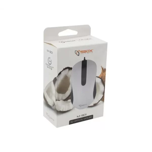 SBOX ŽIČANI MIŠ M-901 Bijeli
