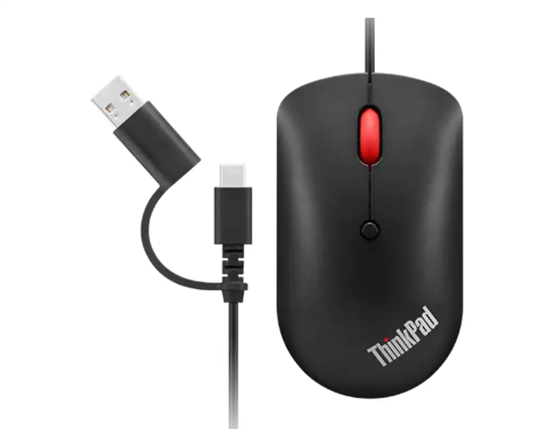 LENOVO ThinkPad USB-C Wired Mouse, 4Y51D20850