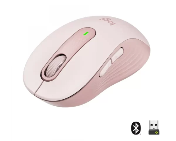 Logitech M650, bežični miš, rozi, 910-006254
