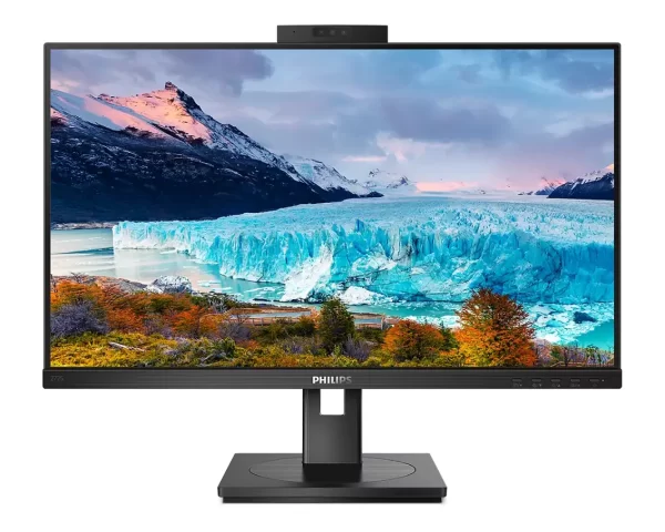 Philips 27" 272S1MH/00 16:9 Full HD (1920×1080) IPS W-LED, 75Hz, Pivot, 4ms, VGA/DVI-D/DP/HDMI, 3×USB3.2/USB2.0, Web kamera 2,07MP, zvučnici, crni