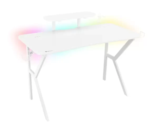 Genesis Holm 320 RGB, gaming stol, bijeli, NDS-1802