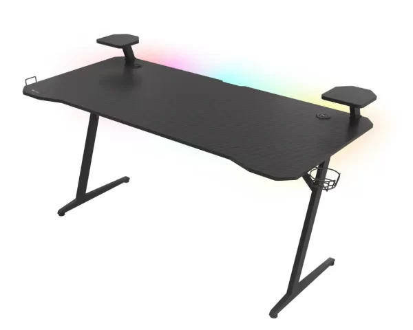 Genesis Holm 510 RGB, gaming stol, crni, NDS-1732