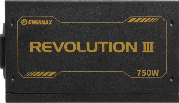 Enermax 750W Revolution III, ATX 3.1, 80+ GOLD, modularno, 3×PCIe, 9×SATA, 24-pina, 120mm ventilator - Slika 2