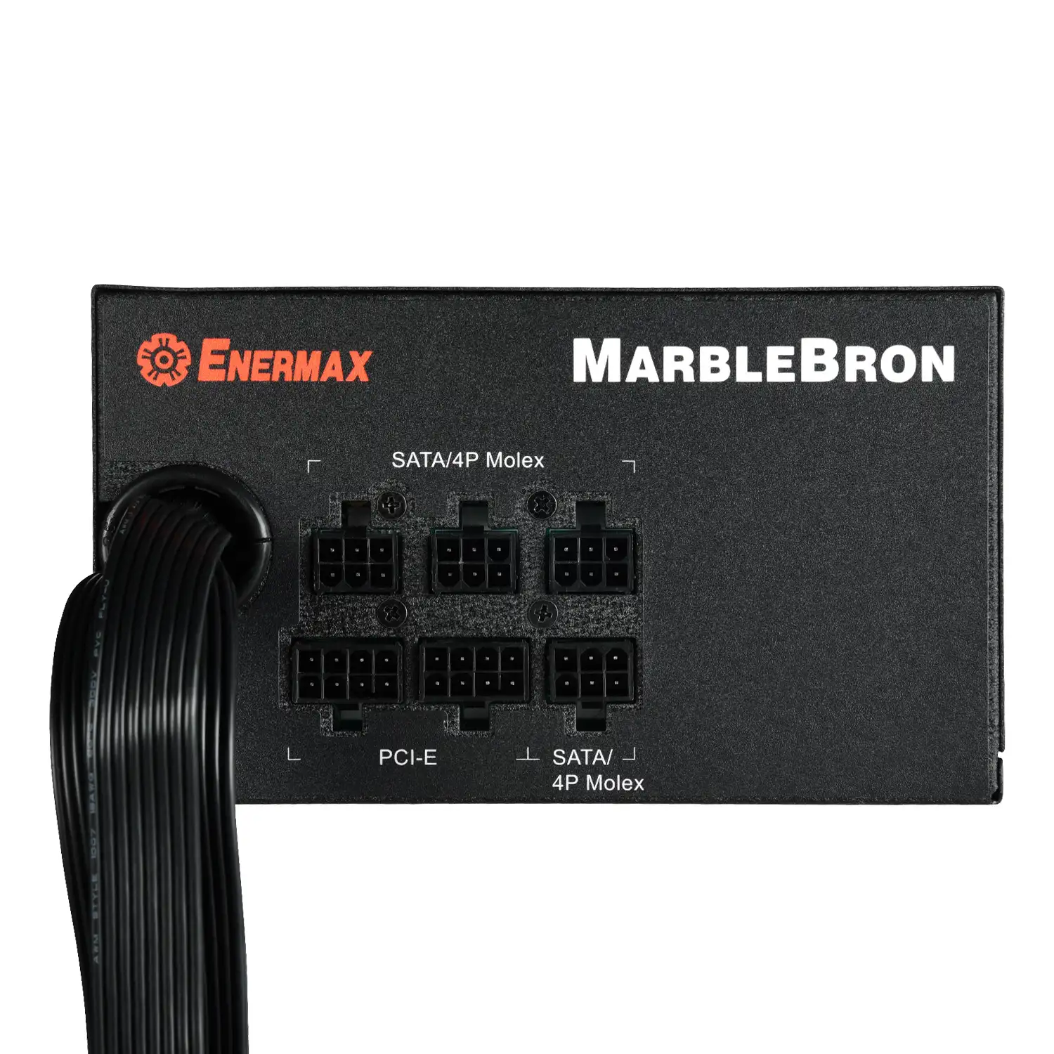 Enermax 650W MarbleBron II, ATX 3.1, 80+ BRONZE, polu-modularno, aktivan PFC, 2×PCIe, 5×SATA, 24-pina, 120mm ventilator