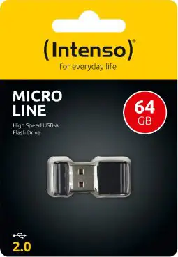 USB stick Intenso 2.0 Flash Drive #3500490 64GB, Micro Line